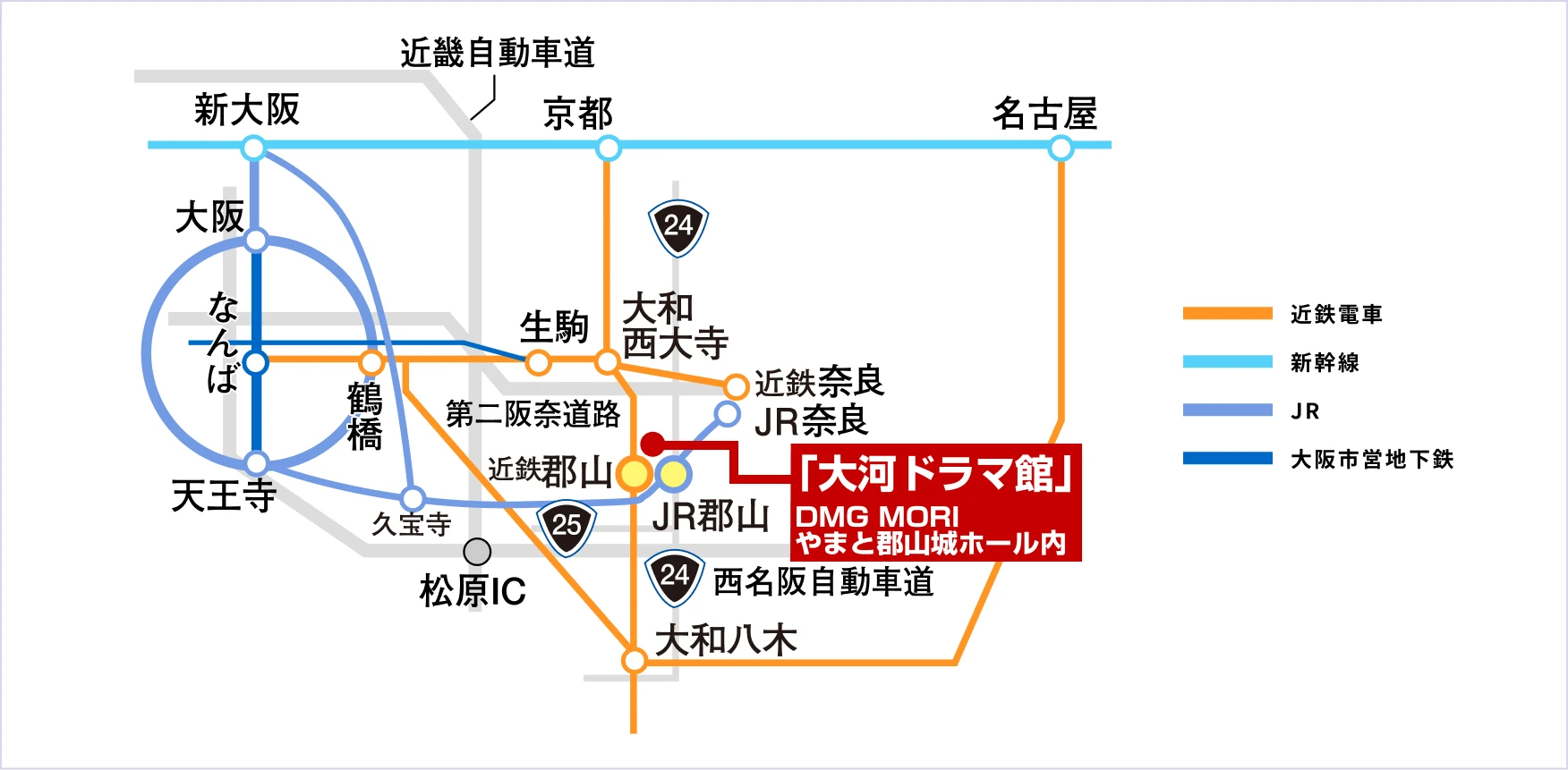 電車の路線図