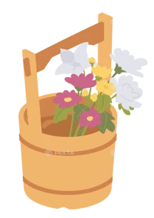水桶のイラスト